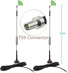 7dB 4G LTE Antenne Signalverstärker TS9 LTE für Verizon Jetpack MiFi 8800L 2 St - Afbeelding 1 van 6