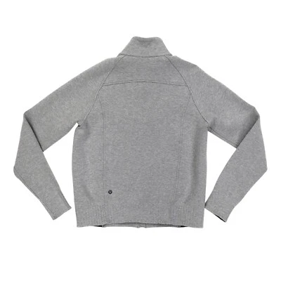 Lululemon Women’s NTS Full Zip Jacket Size 8 Gray Fleece - Imagem 1 de 4