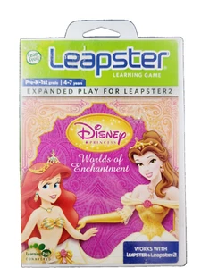 LeapFrog Leapster & Leapster 2 Game: Disney, Worlds of Enchantment - Picture 1 of 3