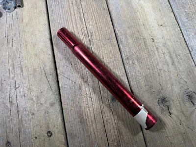 Tija de sillín BMX Old School 22,2 mm abrazadera de asiento 25,8 mm tubo de asiento rojo anodizado músculo Foto 1 de 4