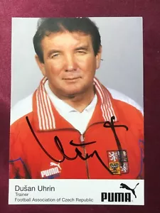 Autogramm DUSAN UHRIN-Nationalmannschaft TSCHECHISCHE REPUBLIK-Ex-Sparta/Teplice/Kuwait-AK - Bild 1 von 2