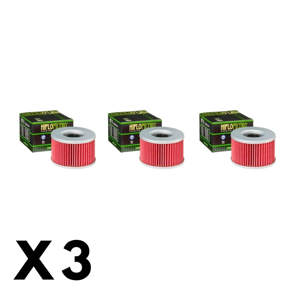 3 Pack Hiflo Oil Filter for Honda CBR300R ABS/CBR300RA 2015-2017 - Imagem 1 de 1
