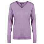 Sunice Womens Jane V-Neck Golf Sweater-RRP £59.99 -BNWT-Precious Purple