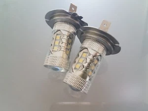 VOLKSWAGEN PASSAT 2001-2004 SET 2 x H7 16 LED HEADLIGHT BULBS FOG LIGHTS - Picture 1 of 6