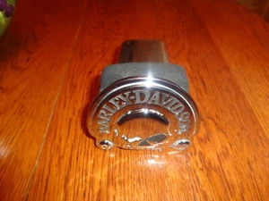 Harley Davidson 3D Skull Solid Metal Trailer Hitch Cover 2 Inch Post Used - Bild 1 von 10