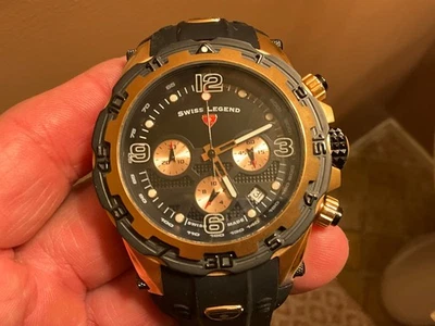 NEW INVICTA SWISS LEGEND RESERVE RACING CHRONOGRAPH MODEL 15250 QUARTZ CHRONOGRA - image 1 of 4