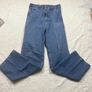 Carhartt Jeans Men 30x32 Carpenter Work Original Fit Blue B13-DST 100% Cotton - Picture 1 of 9