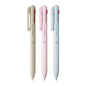Pentel Calme 0,7 mm 3 Farben Leise Kugelschreiber (3er Pack), BXAC37, Sortiert - Bild 1 von 6