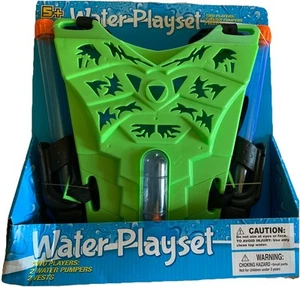 Summer Fun Wasserspielset Kinder Wasserschlacht 2 Westen & 2 Wasserpumpen 2 Spieler. - Bild 1 von 5