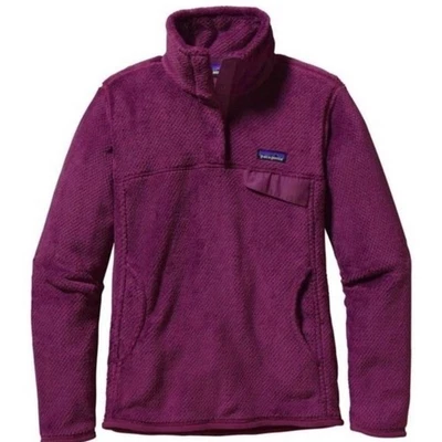 Pullover polar Patagonia Re-Tool Snap-T púrpura polar talla S Foto 1 de 4