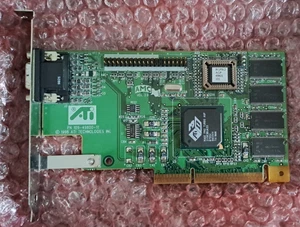 ATI RAGE PRO TURBO AGP 109-49800-11 AGP 8MB SDRAM Video Graphics Card - Foto 1 di 2