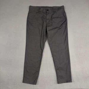 Haggar Pants Mens 36x30* Gray H26 Slim Straight Leg Cotton Blend Flat Front - Picture 1 of 9