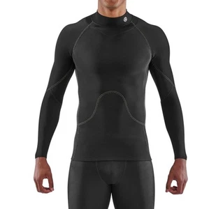DEAL | Skins Series-3 Thermal Mens Compression Long Sleeve Top (Black) - Picture 1 of 8