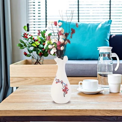 1pc Simple Ceramic Vase schmücken Heimatkorte -Vase -Chic -Blumenhalter - Bild 1 von 4