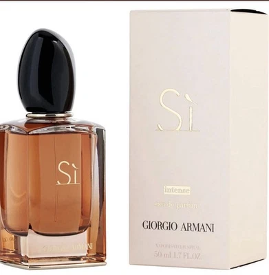 Si Intensive Giorgio Armani Eau De Parfum Spray 1,7 oz 50 ml Nova Caixa Selada - Imagem 1 de 4