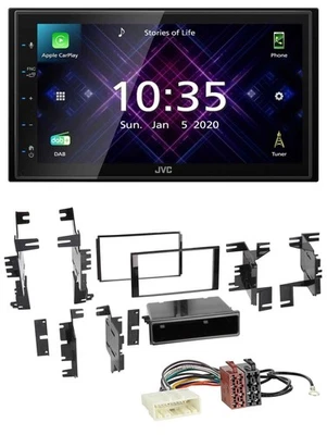 JVC DAB 2DIN MP3 Bluetooth USB Autoradio für Nissan Versa ab 07 Xterra ab 13 - Bild 1 von 4