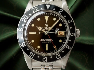 Rolex GMT-Master 1st Model Ref. 6542 Brown Mirror Dial Automatic Date 39mm Men's - Image 1 of 4