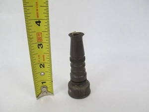 Vtg Adjustable Brass Garden Hose Nozzle Architectural Salvage Dunlap - Picture 1 of 4