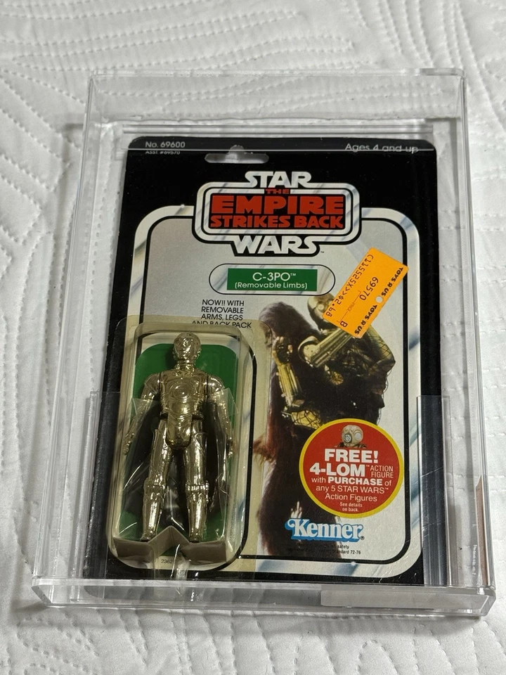 Star Wars Vintage Kenner 1982 C-3PO / 47 Back MOC GRADED AFA 70 - Image 1 of 4