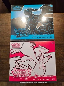 Pokemon Center Black Bolt & White Flare ETB Elite Trainer Caja Set Sellado en Mano - Imagen 1 de 1