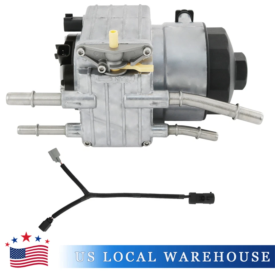 For Ford F-250 F-350 F-450 Super Duty 08-10 In-Line Diesel Fuel Pump & Filter - Image 1 of 4