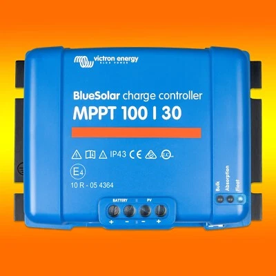 BlueSolar MPPT 100/30 (0% MwSt.*) Victron Solar Laderegler 12V 24V 30 Ampere PV