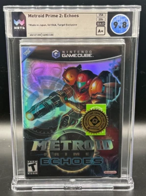 Metroid Prime 2 Echoes Nintendo GameCube Target Exclusive Sealed New WATA 9.8 A+ - Image 1 of 2