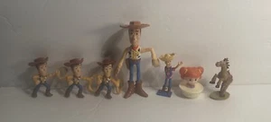 Toy Story Lot Of 7 Character Figures Woody(5) Horse & Gabby Gabby In Great Shape - Picture 1 of 3