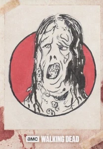 The Walking Dead Hunters & Hunted 2018, tarjeta de boceto de Matt Maldonado 1/1 - Imagen 1 de 2