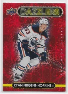 21/22 UPPER DECK SERIES 2 DAZZLERS RED Ryan Nugent-Hopkins #DZ71 - Picture 1 of 1