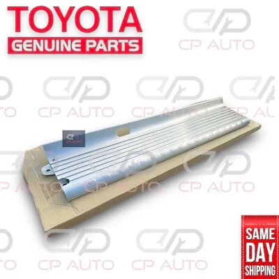 93-97 TOYOTA LAND CRUISER FZJ80 PARACHOQUES TRASERO CENTRO ALUMINIO PLACA ESCALONADA OEM NUEVO Foto 1 de 4