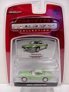 Chevrolet Corvette 1962 Greenlight serie #3 a 2 puertas techo rígido verde - Imagen 1 de 1