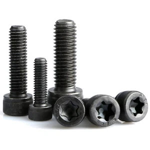 Tornillo de cabeza M3 M4 M5 M6 M8 M10 negro 12,9 acero Torx hexalobular - Imagen 1 de 5