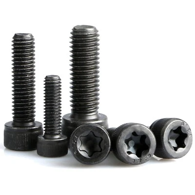 QUARKMRO M3 M4 M5 M6 M8 M10 Black 12.9 Steel Torx Bolts Hexalobular Socket Cap Head Screw
