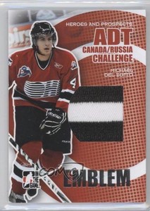 2008-09 ITG Heroes and Prospects Silver Emblem /19 Michael Del Zotto #CRE-10
