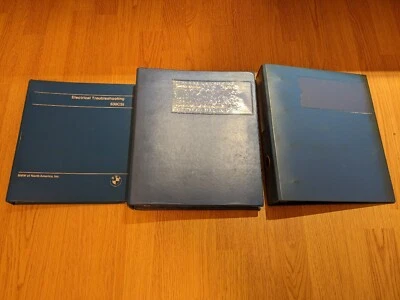 BMW E24 630 CSI OEM Factory Dealer Service Manual Binder Lot of 3 1976+ - Imagem 1 de 4
