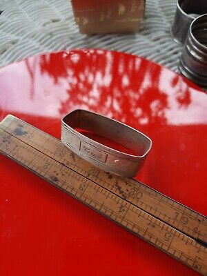 Vintage Saart Bros. STERLING Silver Marked Napkin Ring Engraved • 25.58$