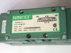 NUMATICS PNEUMATIC 123SS500K000030 MAGNETVENTIL - Bild 1 von 1