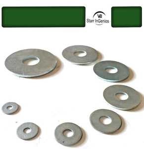 Washers DIN 440 wide edge galvanized M5 - M28 U-discs - Picture 1 of 2