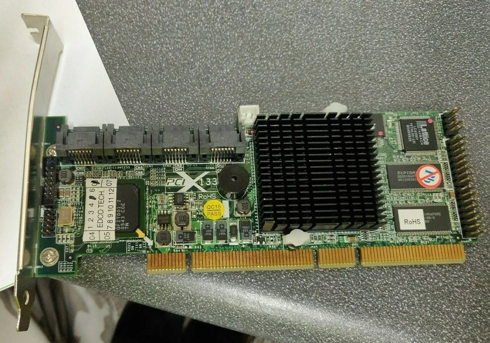 ARECA ARC-1120 Ver. 1.2 8-Port RAID 6 SATA PCI-X Controller Card  - Image 1 of 1
