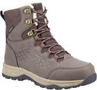 Cotswold Womens Walking Boots Burton Leather Lace Up beige UK Size