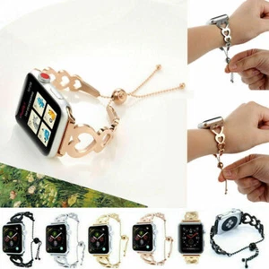 For Apple Watch Series 8 41mm 45mm Stainless Steel Bracelet iWatch Band s8 8gen - Picture 1 of 21