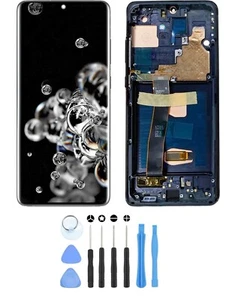 Samsung Galaxy S20 Ultra SM-G988 LCD Pantalla Pantalla Digitalizador + Marco OLED - Imagen 1 de 1