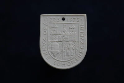 GERMANY PORCELAIN 750 YEARS SCHÖNEBECK 1973 37mm B13 SXP23 - Image 1 of 4