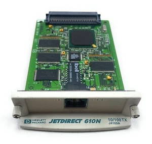Hewlett Packard JETDIRECT 610N 10/100TX J4169A RJ-45 carte imprimante serveur Etherne - Photo 1/18