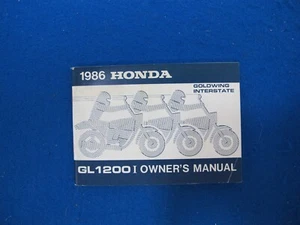 Honda 1984 GL1200 Gold Wing Interstate New Old Stock Factory Owners Manual F627 - Picture 1 of 5