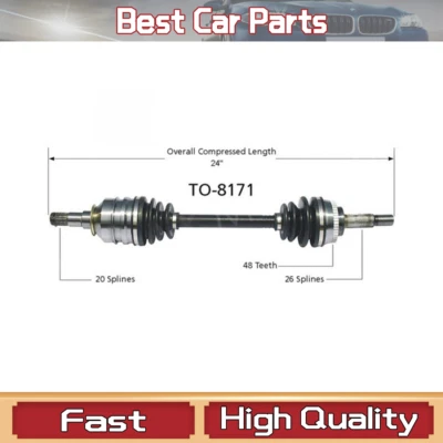 Se adapta a Toyota MR2 Spyder 2003 2004 2005 articulación CV eje trasero izquierdo Foto 1 de 2