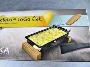 New! Boska Holland Partyclette To Go Portable Cheese Raclette Fondue Tealights - Picture 1 of 7