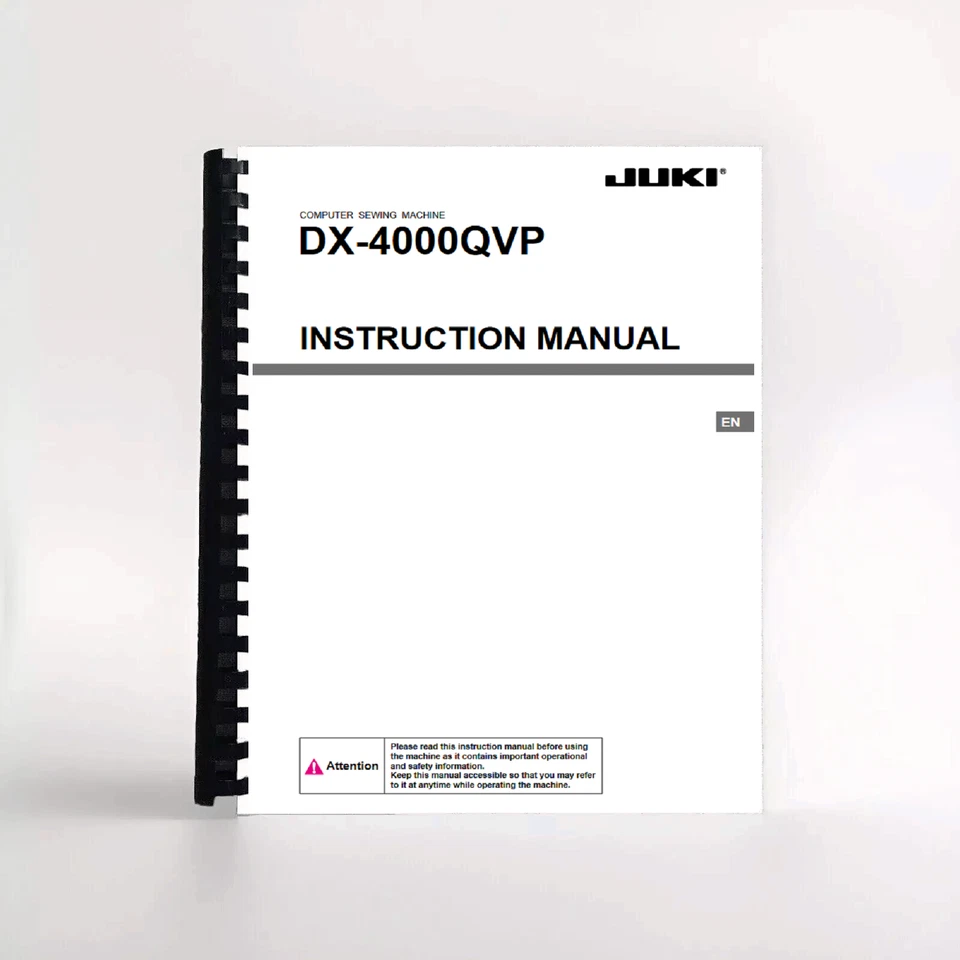 Juki DX-4000QVP Instruction Manual - Image 1 of 1