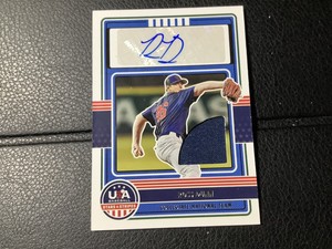 2023 Panini USA Baseball Stars and Stripes Ross Dunn Game Worn Piece Auto